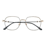 Metal Oval Eyeglasses