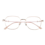Metal Oval Eyeglasses