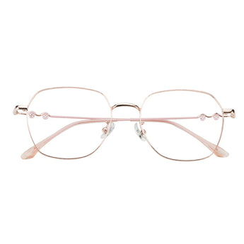 Metal Oval Eyeglasses