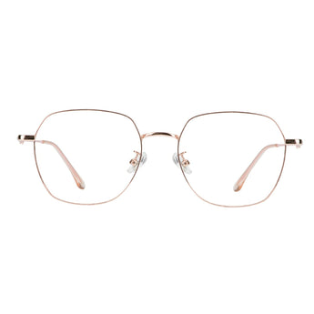 Metal Oval Eyeglasses