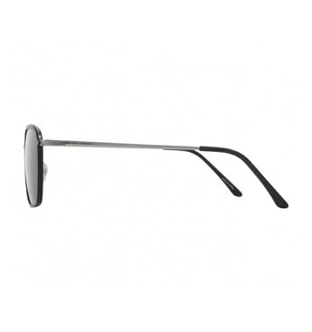 Paul Hueman PHS-1186D Round Square Sunglasses in Gray
