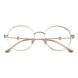 Metal Oval Eyeglasses