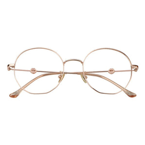 Metal Oval Eyeglasses