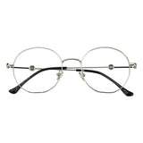 Metal Oval Eyeglasses