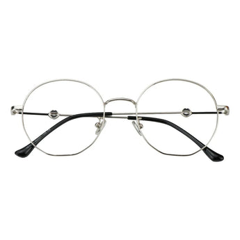 Metal Oval Eyeglasses
