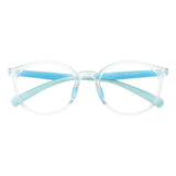 TR & Silica Gel Oval Kid's Eyeglasses