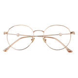 Metal Oval Eyeglasses