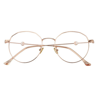Metal Oval Eyeglasses