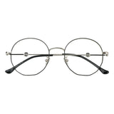 Metal Oval Eyeglasses