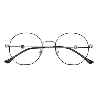 Metal Oval Eyeglasses