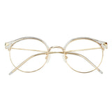 Metal Oval Eyeglasses