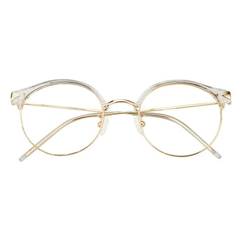 Metal Oval Eyeglasses