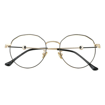 Metal Oval Eyeglasses