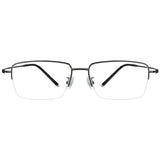 Metal Rectangle Eyeglasses