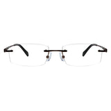 Metal Rectangle Eyeglasses