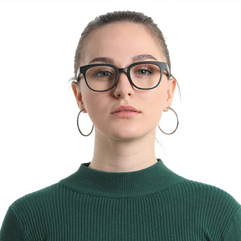 Plastic Oval Eyeglasses