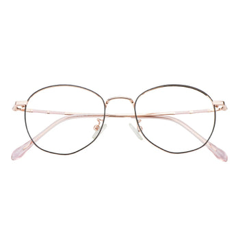 Metal Oval Eyeglasses