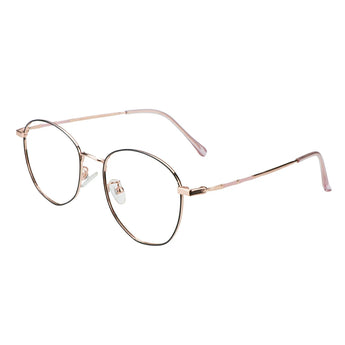 Metal Oval Eyeglasses