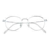 Metal Oval Eyeglasses