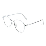 Metal Oval Eyeglasses