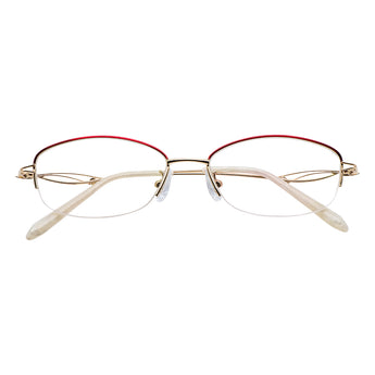 Metal Oval Eyeglasses
