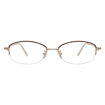 Metal Oval Eyeglasses