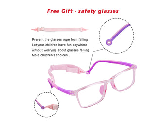 TR Rectangle Kid's Eyeglasses