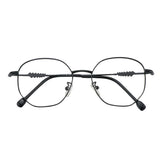 Metal Oval Eyeglasses