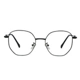 Metal Oval Eyeglasses