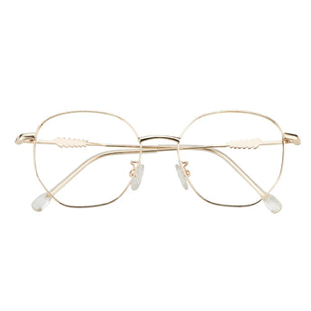 Metal Oval Eyeglasses