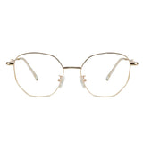 Metal Oval Eyeglasses
