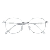 Metal Oval Eyeglasses