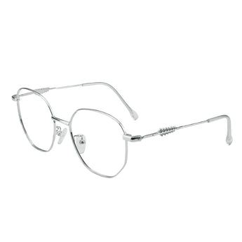 Metal Oval Eyeglasses