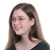 Zachary Metal Oval Eyeglasses - LifeArtVision