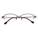 Zachary Metal Oval Eyeglasses - LifeArtVision