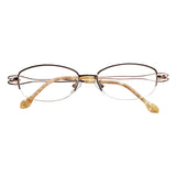 Zachary Metal Oval Eyeglasses - LifeArtVision