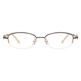Zachary Metal Oval Eyeglasses - LifeArtVision