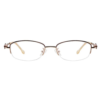 Zachary Metal Oval Eyeglasses - LifeArtVision