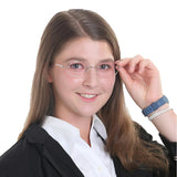 Metal Rectangle Eyeglasses