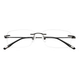 Metal Rectangle Eyeglasses