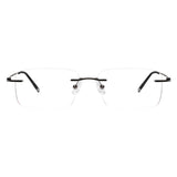 Metal Rectangle Eyeglasses