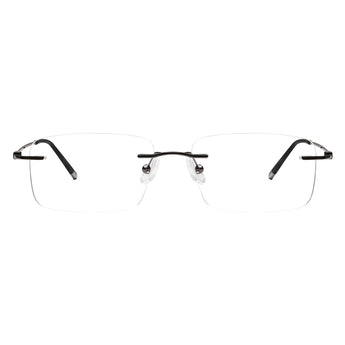 Metal Rectangle Eyeglasses