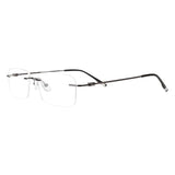 Metal Rectangle Eyeglasses