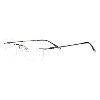 Metal Rectangle Eyeglasses