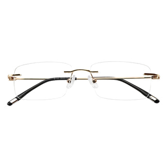 Metal Rectangle Eyeglasses