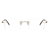 Metal Rectangle Eyeglasses