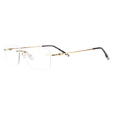 Metal Rectangle Eyeglasses