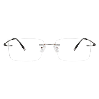 Metal Rectangle Eyeglasses
