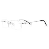 Metal Rectangle Eyeglasses