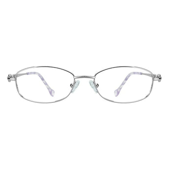 Metal Oval Eyeglasses